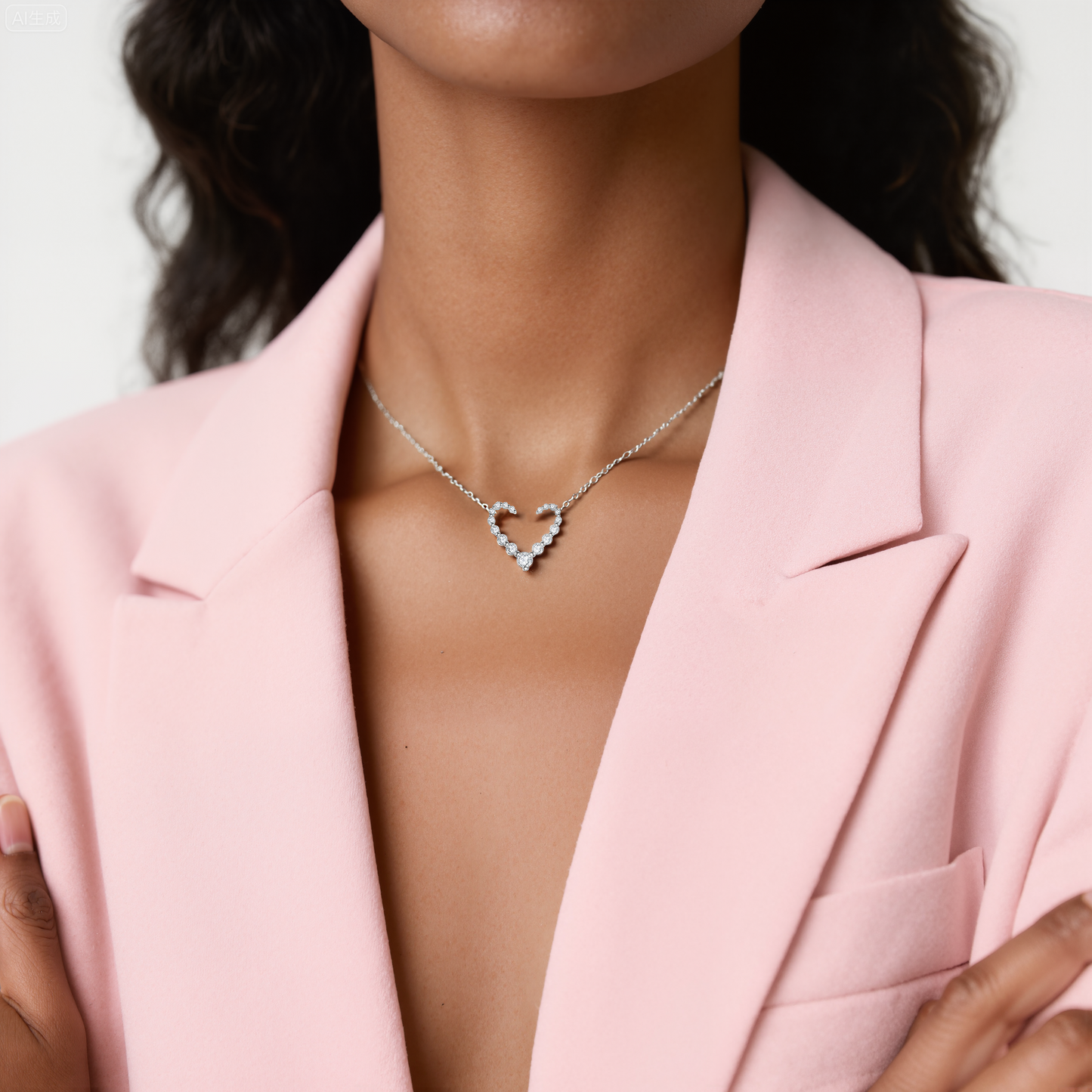 Kelsey heart necklace