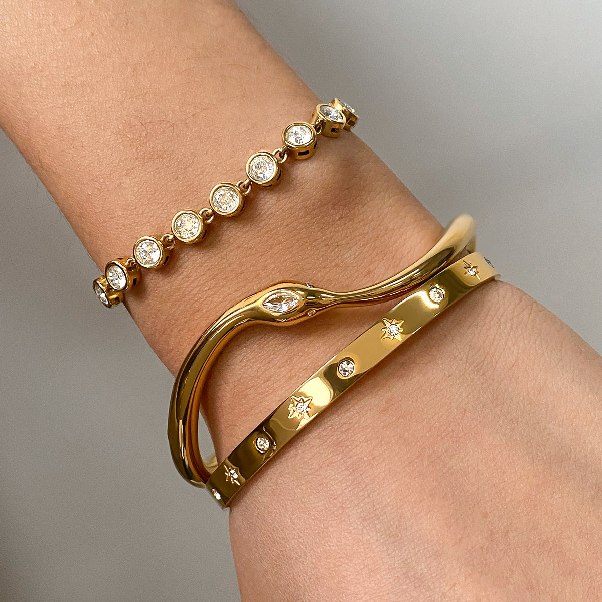 Ayla stackable bracelets