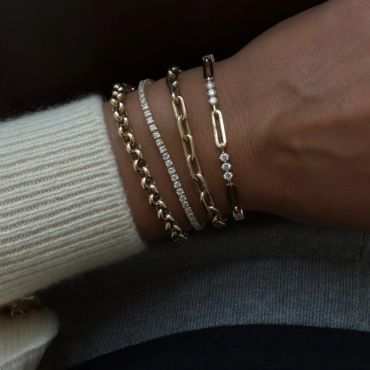 Millie stacked bracelet