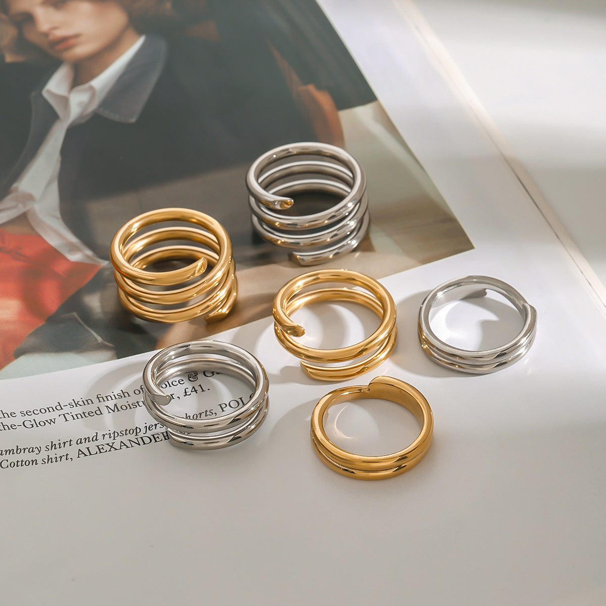 Audrey rings